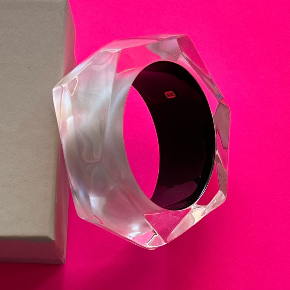 Alexis Bittar Clear Lucite Bracelet - Picture 3 of 12
